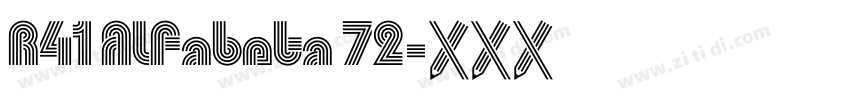 R41 Alfabeta 72字体转换
